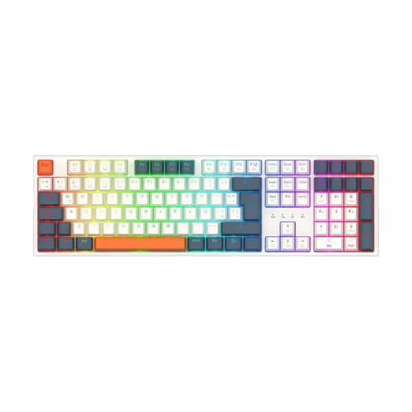 Teclado Redragon Trundle K668WBO-RGB-SP