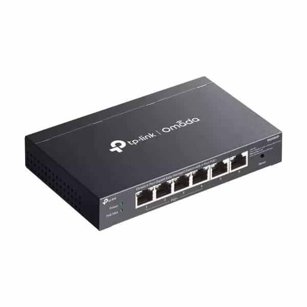 Switch TP-Link Easy 6 puertos Gigabit 4 PoE TL-ES206GP