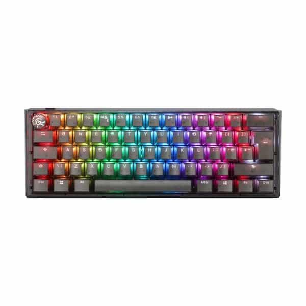 Teclado Mecánico Ducky One 3 Aura Clear Black 65 Mini DKON2161ST-BESPDABAAAC1