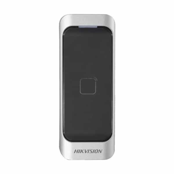 Lector de tarjetas Mifare Hikvision sin teclado RS485 Wiegand IP65 DS-K1107AM