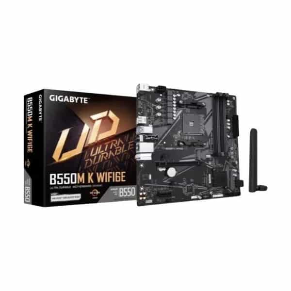 Motherboard Gigabyte AM4 B550M K WF6E DDR4 Box M-ATX