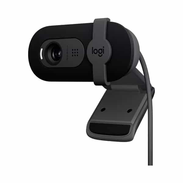Cámara web Logitech Brio 100 Full HD 1080p con micrófono negra 960-001586