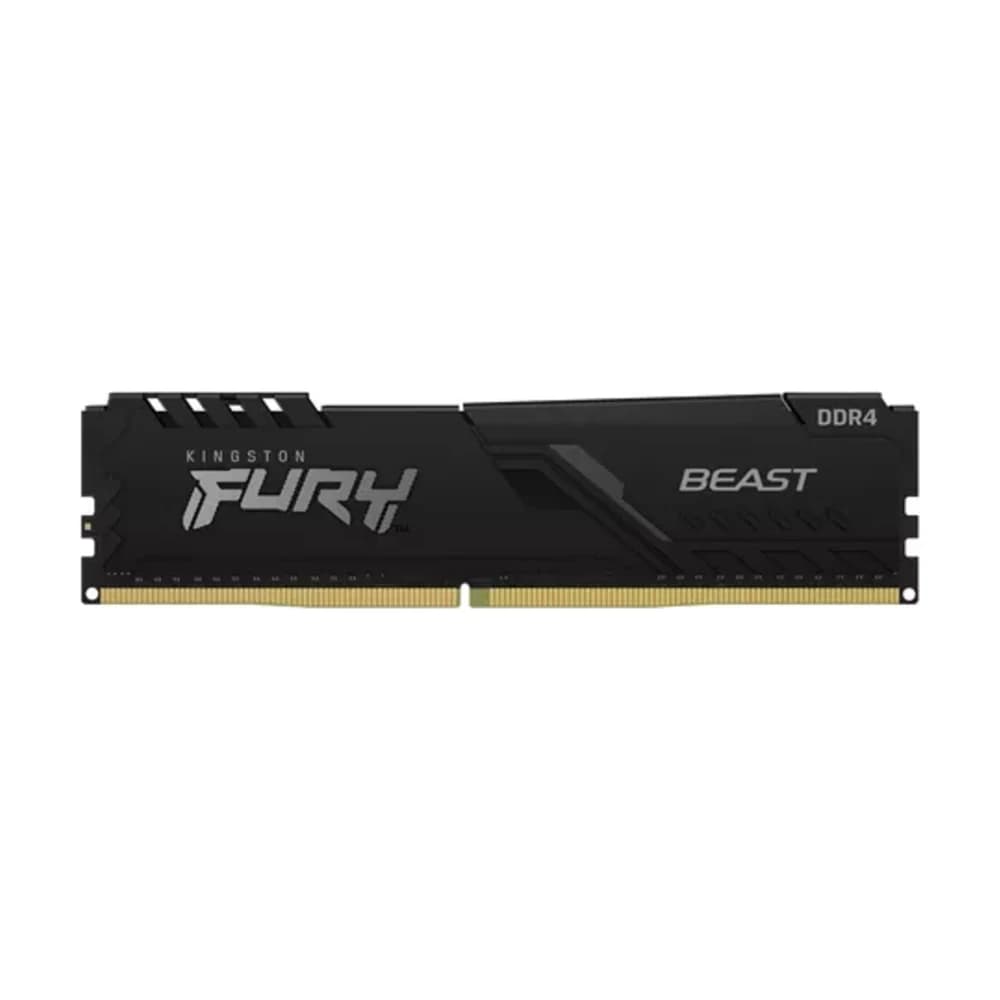 Memoria Ram UDIMM Kingston Fury Beast 32GB DDR4 3200MHz CL16 1.35V Single Negro