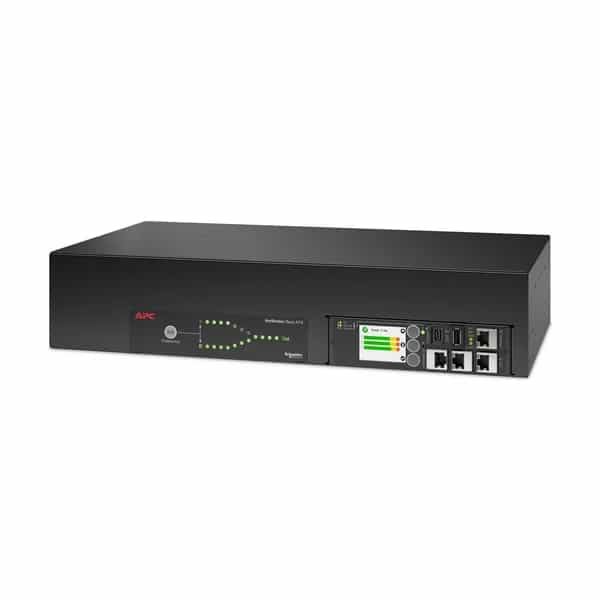 Conmutador ATS APC NetShelter Rack 2U 32A 230V 2 entradas IEC309, salidas 16 C13 y 2 C19 AP4424A