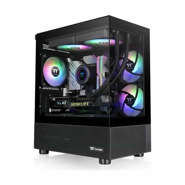 Gabinete Thermaltake View 170 Micro Chassis TG x2 Fan ARGB x3 Black CA-1Z4-00M1WN-00