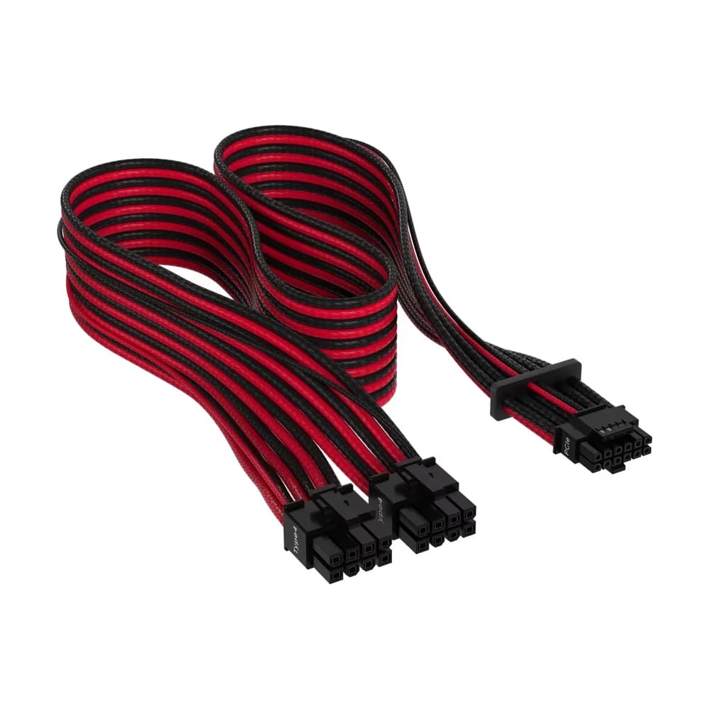 Cable Corsair PCIe Gen 5 12V-2x6 600W con fundas individuales Type 4 rojo/negro CP-8920334