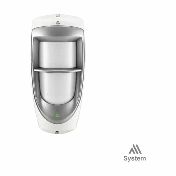 Detector de movimiento PIR exterior doble óptica inalámbrico Paradox PMD85M