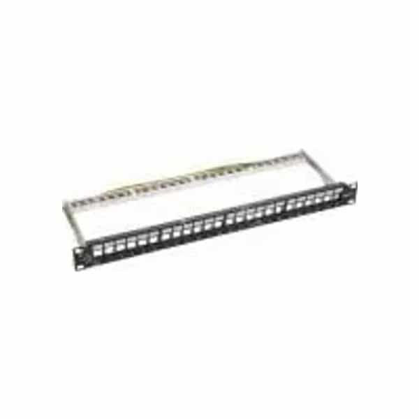 Patch panel Panduit descargado blindado 24 puertos RJ45 CPP24WBLY