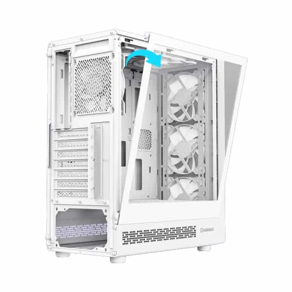 Gabinete GameMax Storm 2 AW Blanco ATX 6 fans ARGB