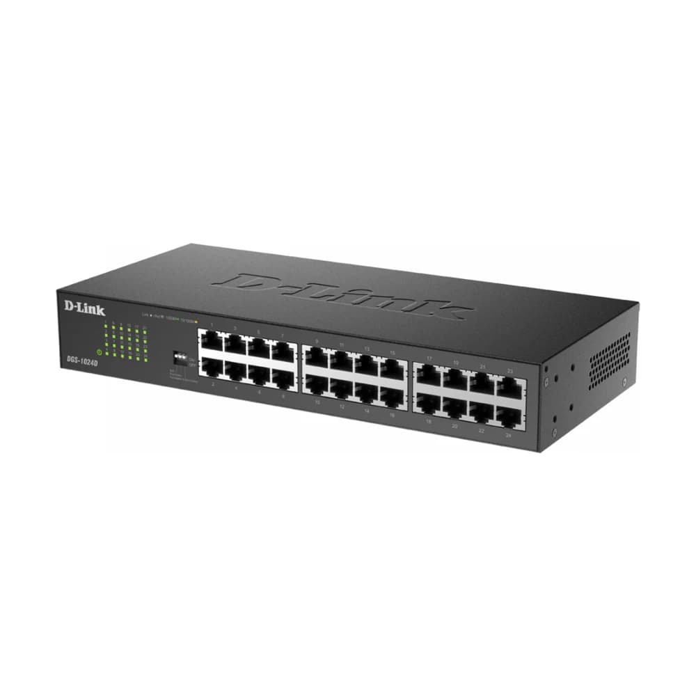 Switch D-Link DGS-1024D 24 puertos 10/100/1000 Mbps no administrable