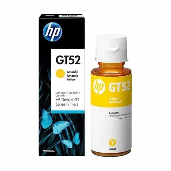 Botella de Tinta HP GT52 Amarilla