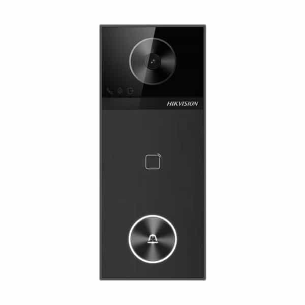 Frente de videoportero IP Hikvision exterior 4MP 150° DS-KV6114-WBE1
