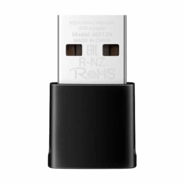 Placa de red WiFi USB Nano Mercusys MA12N 300Mbps