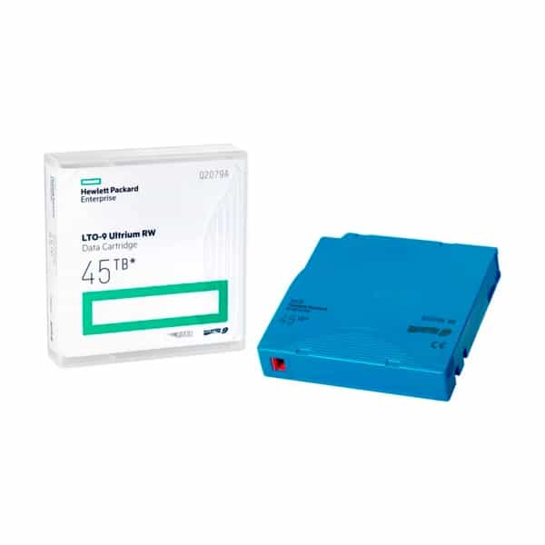 Cartucho de datos HPE LTO-9 Ultrium 45TB RW Q2079A