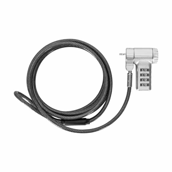 Cable de seguridad Targus universal con candado de combinación ASP96RGLX