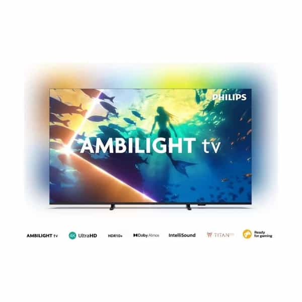 Smart TV Philips 65 pulgadas LED 4K UHD Ambilight Titan OS 65PUD8100/77