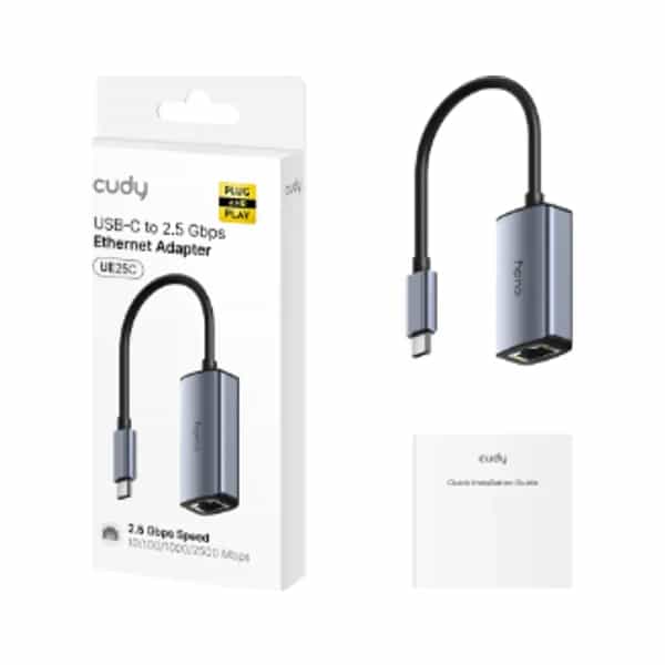 Adaptador Cudy USB-C a Ethernet (UE25C)