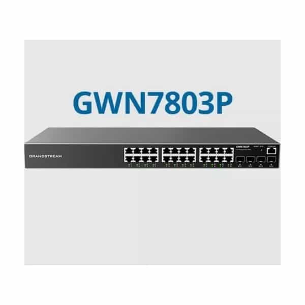 Switch Grandstream GWN7803P L2+ 24 puertos Gigabit PoE 4 SFP