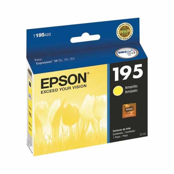 Cartucho Epson T195420-AL Amarillo para XP201/XP211