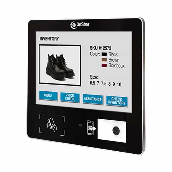 Micro Kiosco 3nStar K10-A14 10,1" Táctil Android 14 con Lector 2D y PoE