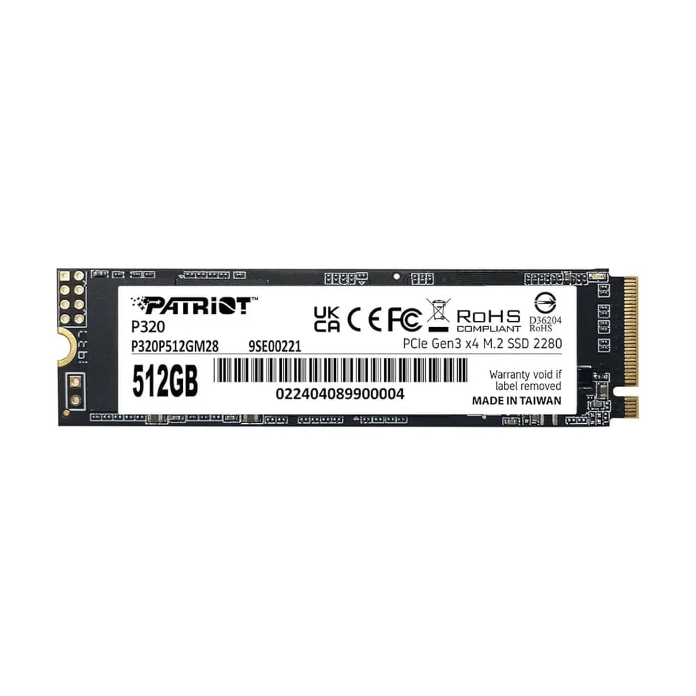 Disco SSD Patriot P320 Solid 512GB M.2 PE000997