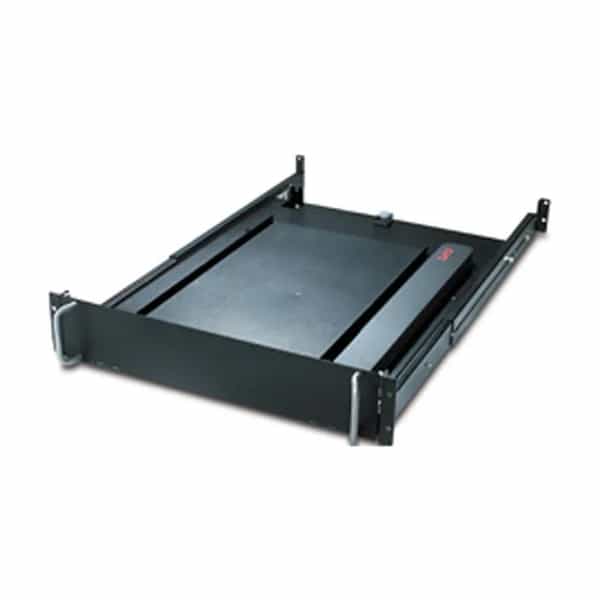 Bandeja giratoria para teclado APC de 19 pulgadas negra