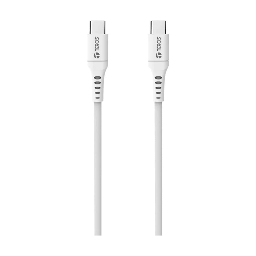 Cable Teros USB-C a USB-C White