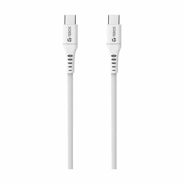 Cable Teros USB-C a USB-C White