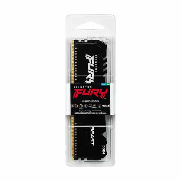 Memoria RAM Kingston Fury Beast RGB 8GB DDR4 3600MHz CL17 KF436C17BBA/8