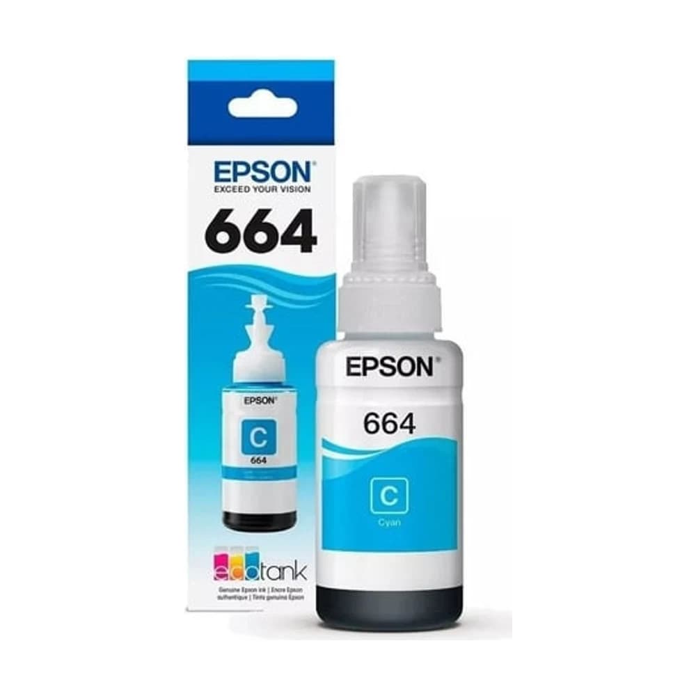 Cartucho Epson T664220 Cian para L200