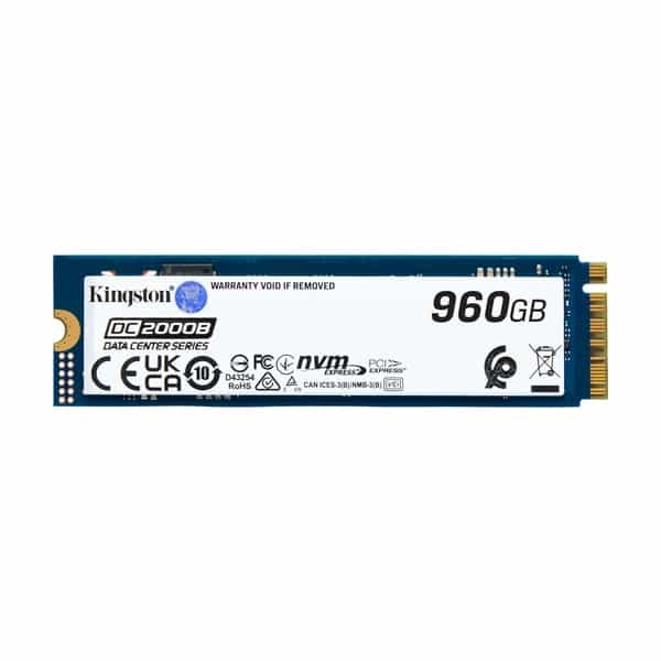 SSD M.2 NVME 960GB G4 Kingston DC2000B para Server