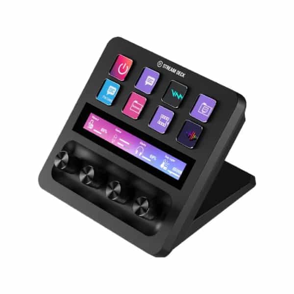 Controlador Elgato Stream Deck + 8 teclas LCD y 4 perillas USB 10GBD9901
