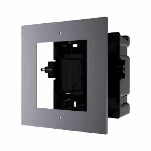 Carcasa para videoportero Hikvision marco para empotrar 1 módulo DS-KD-ACF1/PLASTIC