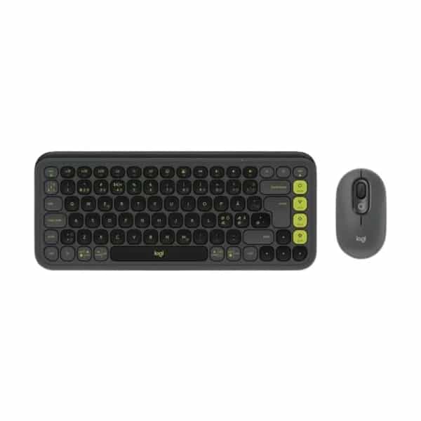 Combo teclado y mouse inalámbrico Logitech Signature Comfort Plus MK880 español Negro