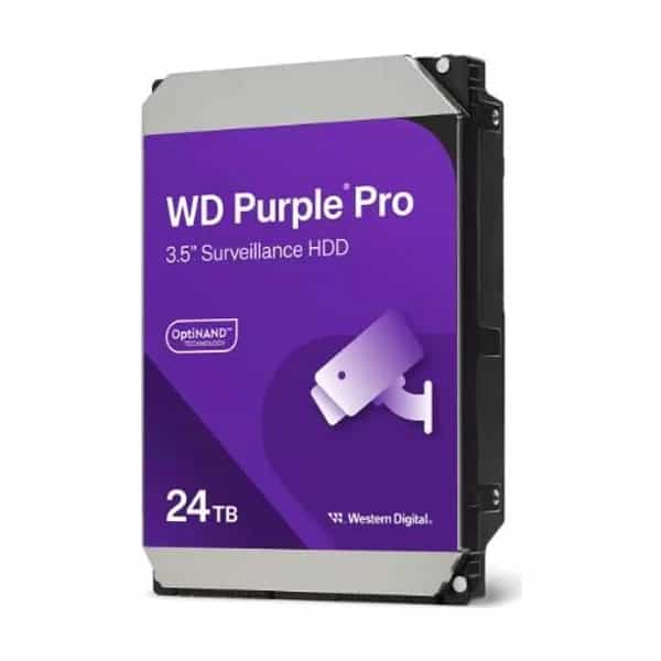 Disco duro WD Purple Pro 24TB 3.5" SATA 7200rpm 512MB para vigilancia WD241PURP