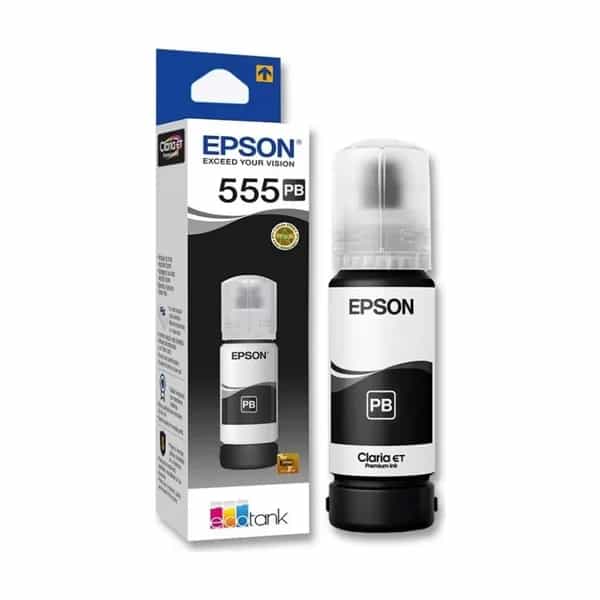Botella Epson T555120-AL Negro Foto para L8160/L8180
