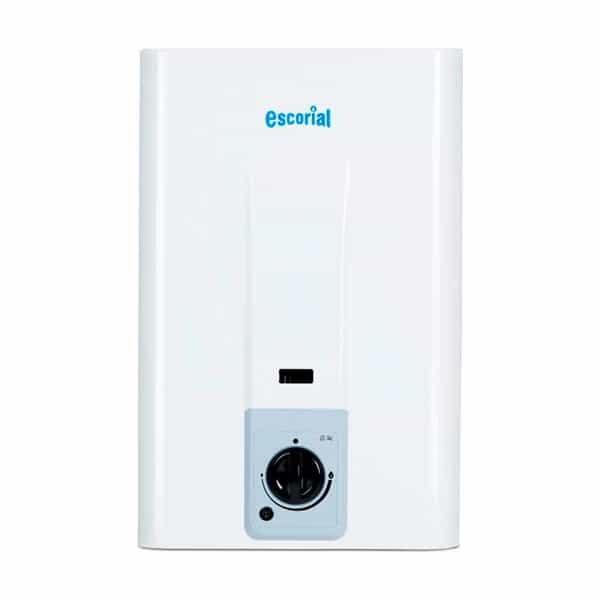 Calefon a Gas Natural 14L Escorial CE-14LBN Blanco