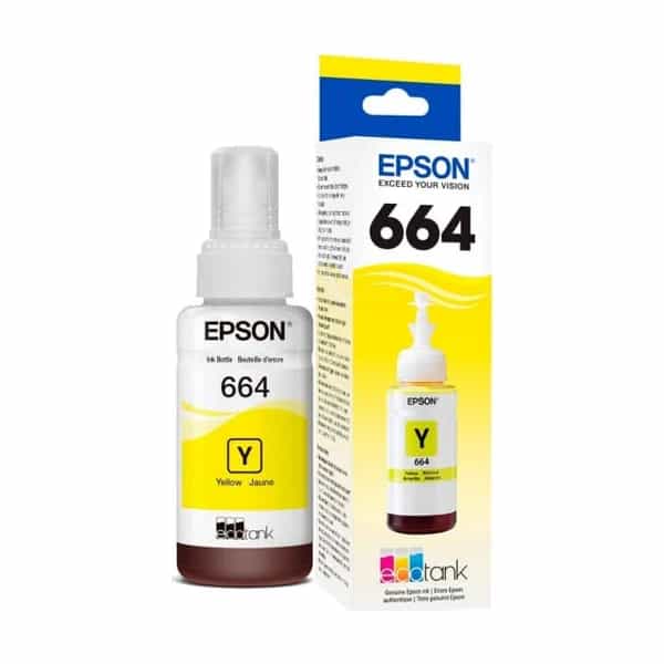 Cartucho Epson T664420 Amarillo para L200