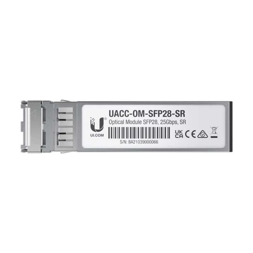 Módulo SFP28 Ubiquiti 25G multimodo 100m LC dúplex UACC-OM-SFP28-SR