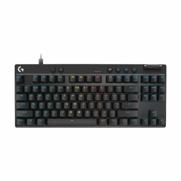 Teclado gamer Logitech PRO X TKL Rapid switches magnéticos layout inglés 920-013131