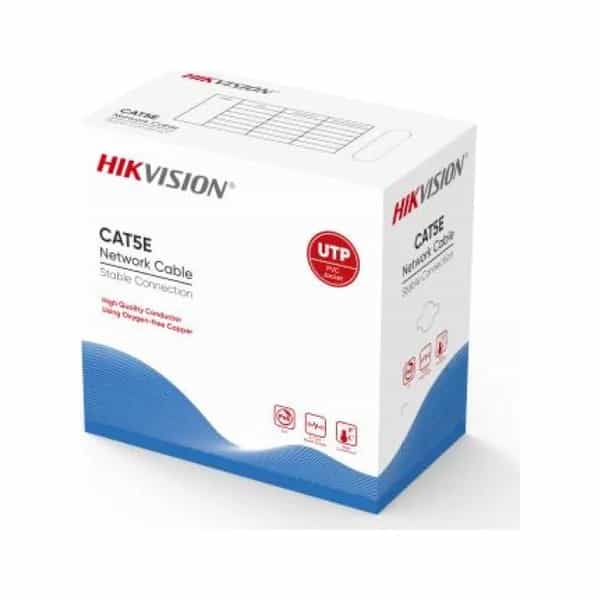 Cable UTP Cat 5e Hikvision para interior CM 305 metros DS-1LN5E-S