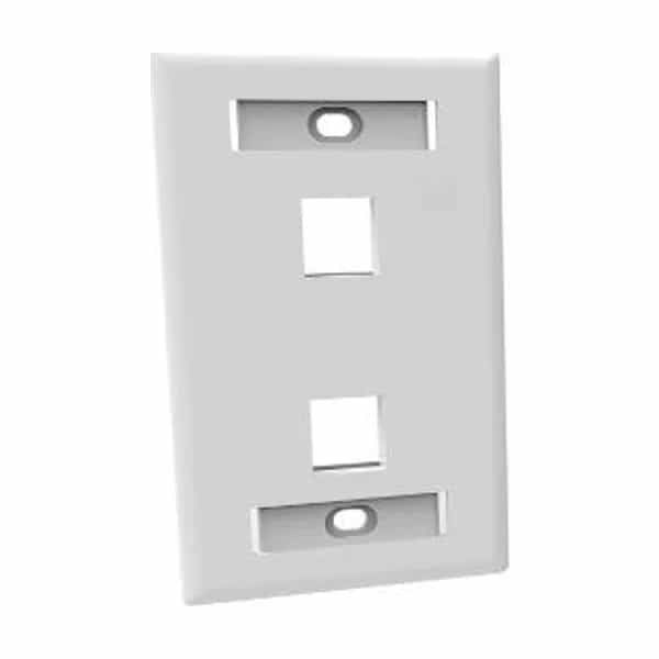 Faceplate Furukawa 2 posiciones blanco