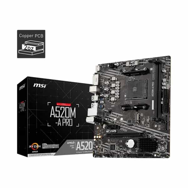 Motherboard MSI A520M-A PRO AM4 DDR4