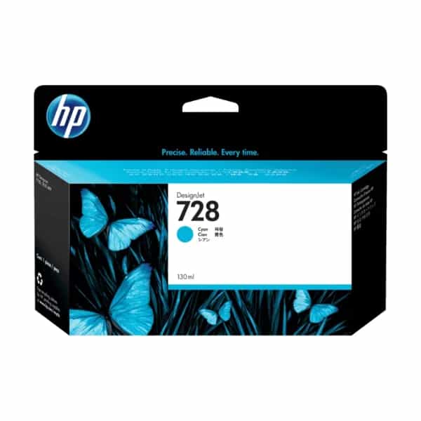 Cartucho de tinta HP 728 Cian 130 ml DesignJet F9J67A