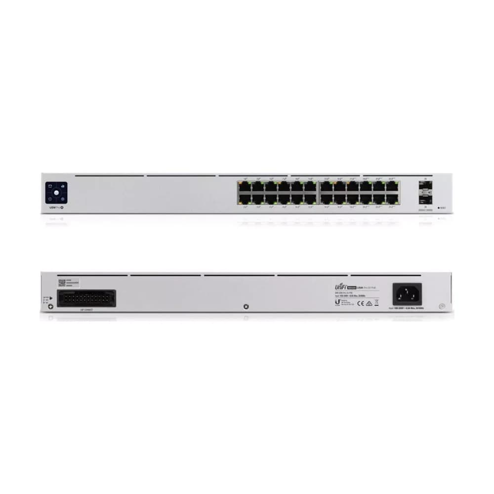 Switch Ubiquiti UniFi 48 puertos Gigabit 32 PoE+ + 4 SFP 1G 195W USW-48-POE