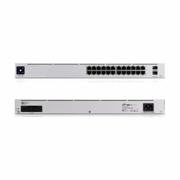 Switch Ubiquiti UniFi 48 puertos Gigabit 32 PoE+ + 4 SFP 1G 195W USW-48-POE