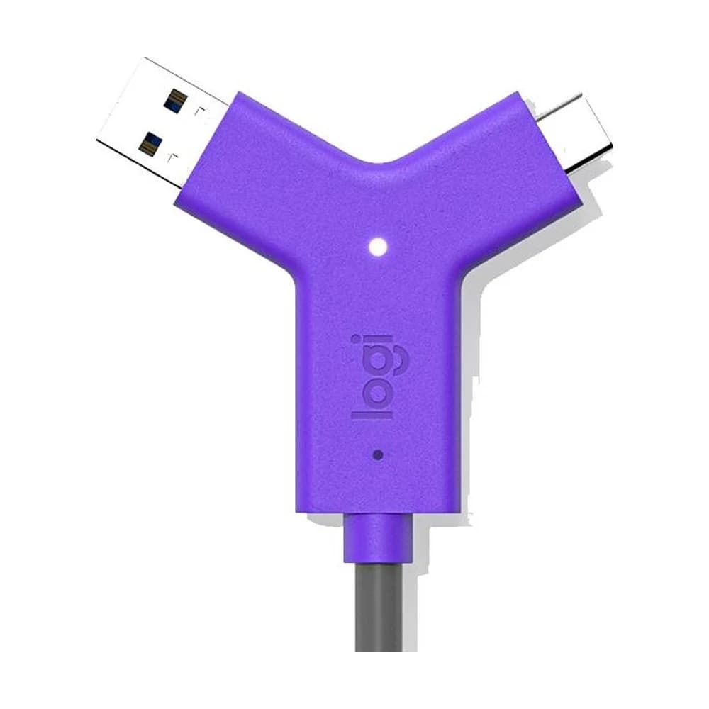 Enlace Logitech Swytch para salas de videoconferencia BYOM con USB-A y USB-C 4K