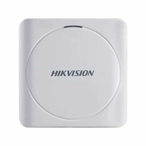 Lector de tarjetas EM/Mifare Hikvision con teclado Wiegand IP65
