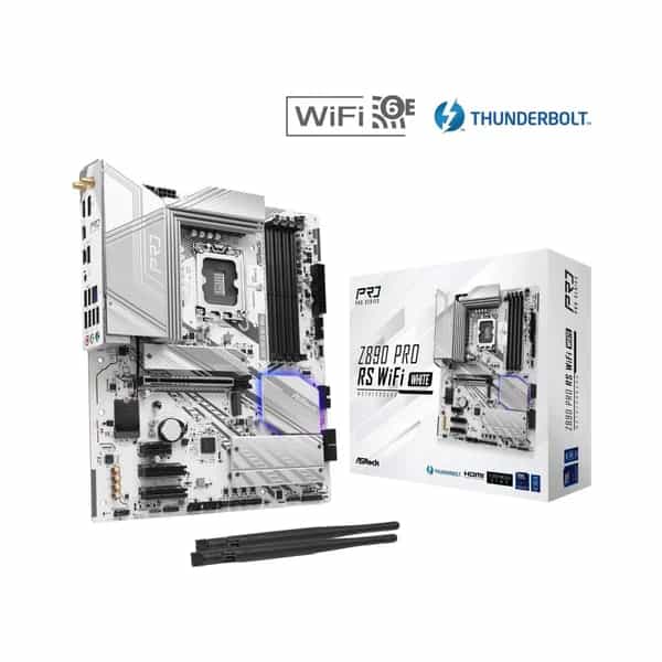 Motherboard ASROCK (LGA1851) Z890 PRO RS WIFI WHITE