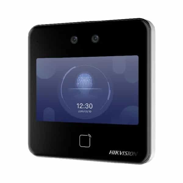 Control de acceso facial Hikvision pantalla táctil 4,3" Mifare 6000 rostros DS-K1T642MW